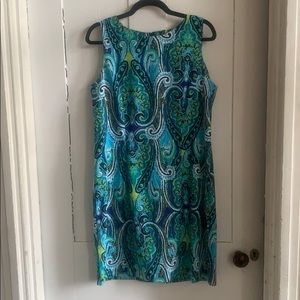 A-line form fitting dress